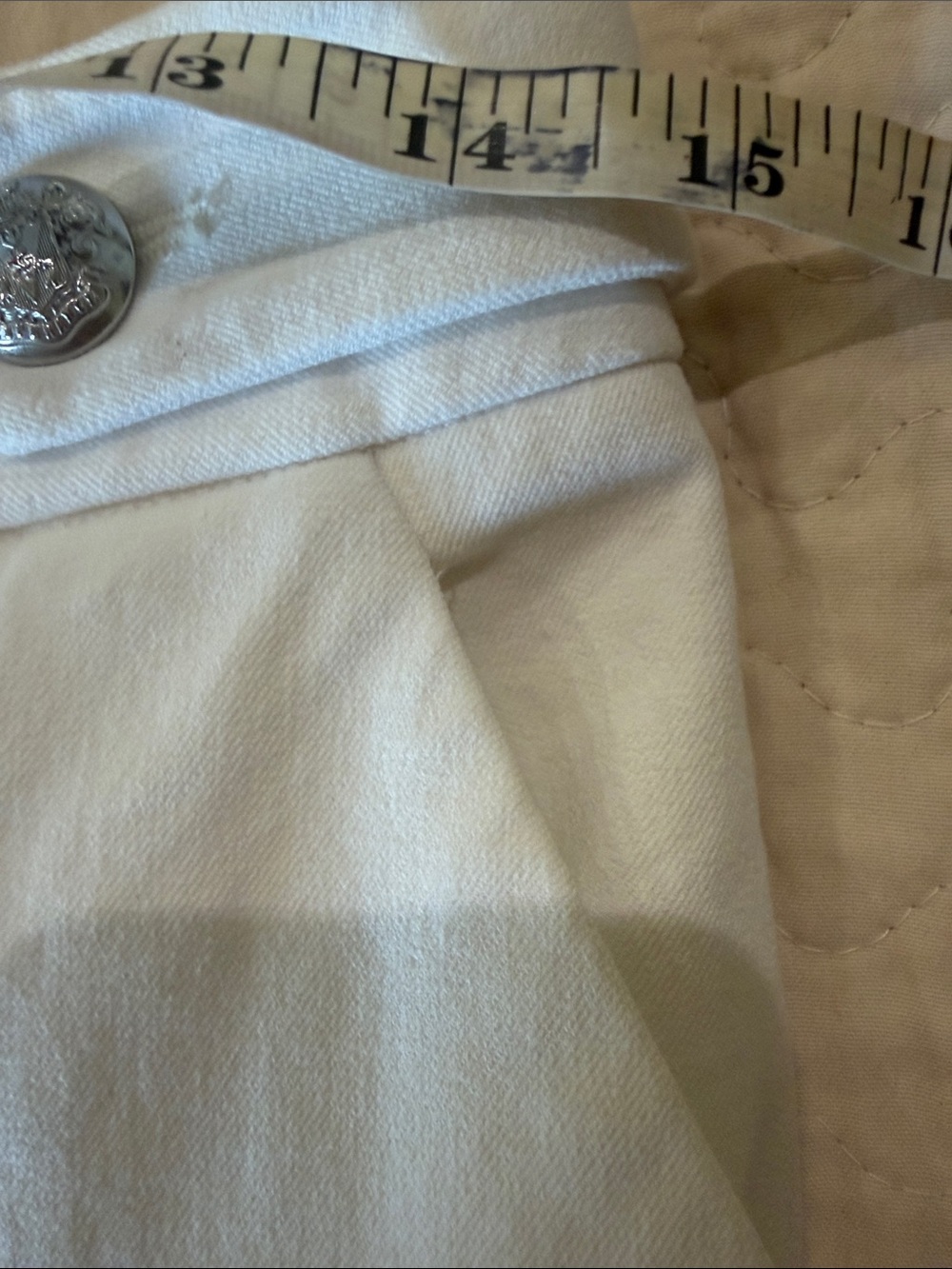 Veronica Beard Cream High-Waist Flare Pants - Picture 13 of 15